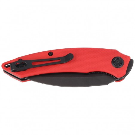 Nóż składany Kubey Knife Leaf Red G10, Black Stonewashed AUS-10 by Tiguass (KU333B) Nóż składany Kubey Knife Leaf Red G10, Black Stonewashed AUS-10 by Tiguass (KU333B)