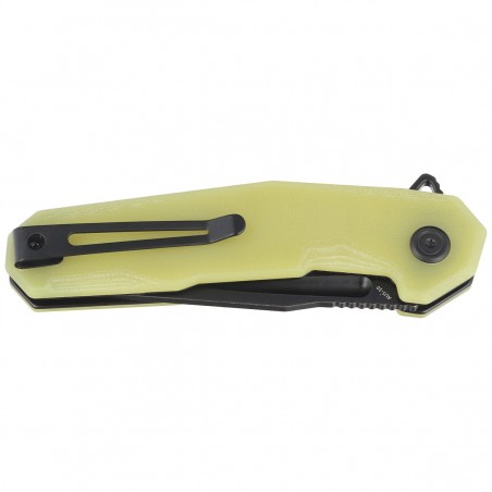 Nóż składany Kubey Carve Translucent Yellow G10, Blackwashed AUS-10 (KB237J) Nóż składany Kubey Carve Translucent Yellow G10, Blackwashed AUS-10 (KB237J)