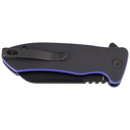 Nóż składany Kubey Creon Black/Blue G10, Blackwashed AUS-10 (KU336D) Nóż składany Kubey Creon Black/Blue G10, Blackwashed AUS-10 (KU336D)