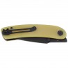 Nóż składany Kubey Momentum Yellow G10, Dark Stonewashed AUS-10 by Sherif Manganas (KU344F)