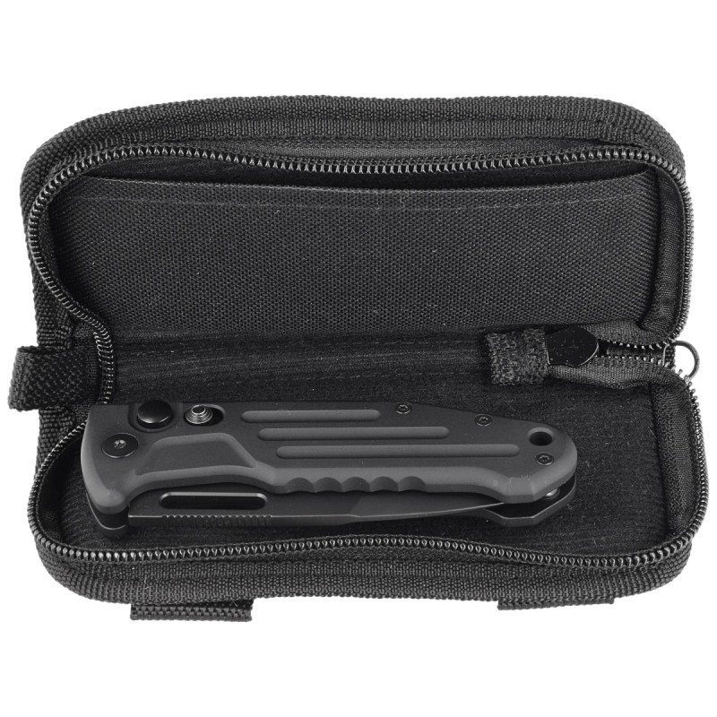 Nóż automatyczny Fox New Smarty SP Black Aluminium, Black PVD N690Co by Stefano De Lorenzi (FX-503SP B)