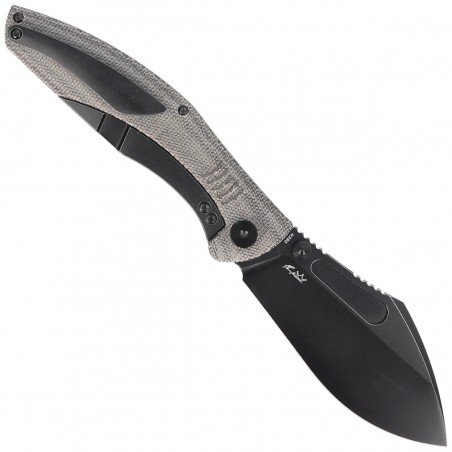 Nóż składany Bestech Lockness Black Canvas Micarta/Titanium, Black Stonewashed M390 by Koens Craft (BT2205F) Nóż składany Bestech Lockness Black Canvas Micarta/Titanium, Black Stonewashed M390 by Koens Craft (BT2205F)