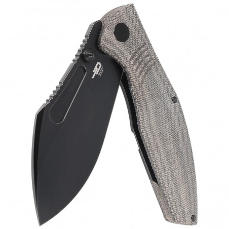 Nóż składany Bestech Lockness Black Canvas Micarta/Titanium, Black Stonewashed M390 by Koens Craft (BT2205F) Nóż składany Bestech Lockness Black Canvas Micarta/Titanium, Black Stonewashed M390 by Koens Craft (BT2205F)