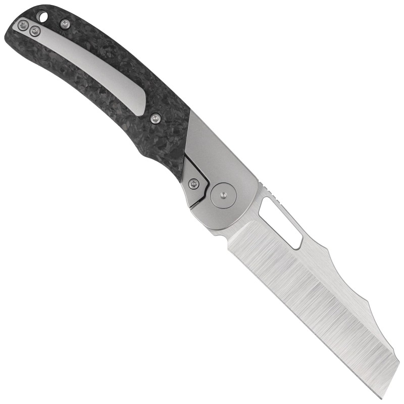 Nóż składany Bestech Syn Titanium / Marble Carbon Fiber, Hand Rubbed Satin Elmax by Evolved EDC (BT2306A)