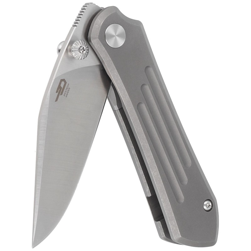 Nóż składany Bestech Icarus Dark Stonewashed Titanium, Satin M390 by Nick Rogers (BT2302C)