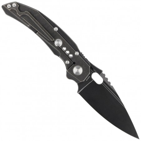 Nóż składany Bestech Exploit Black Stonewashed Titanium, Black Stonewashed S35VN by Todd Knife and Tool (BT2005C) Nóż składany Bestech Exploit Black Stonewashed Titanium, Black Stonewashed S35VN by Todd Knife and Tool (BT2005C)