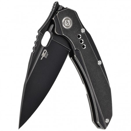 Nóż składany Bestech Exploit Black Stonewashed Titanium, Black Stonewashed S35VN by Todd Knife and Tool (BT2005C) Nóż składany Bestech Exploit Black Stonewashed Titanium, Black Stonewashed S35VN by Todd Knife and Tool (BT2005C)