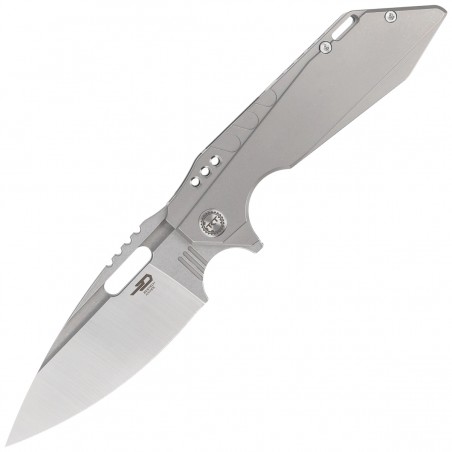 Nóż składany Bestech Shodan Grey Titanium, Stonewashed / Satin CPM S35VN by Todd Knife and Tool (BT1910A) Nóż składany Bestech Shodan Grey Titanium, Stonewashed / Satin CPM S35VN by Todd Knife and Tool (BT1910A)