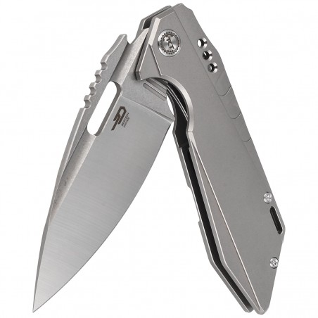 Nóż składany Bestech Shodan Grey Titanium, Stonewashed / Satin CPM S35VN by Todd Knife and Tool (BT1910A) Nóż składany Bestech Shodan Grey Titanium, Stonewashed / Satin CPM S35VN by Todd Knife and Tool (BT1910A)