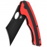 Nóż składany Bestech Skirmish Red / Black G10, Black Stonewashed D2 (BG44D)