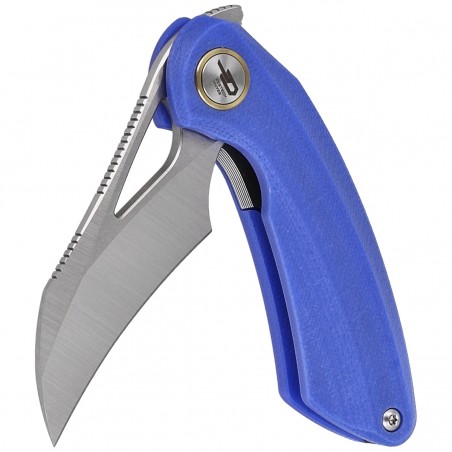 Nóż składany Bestech Bihai Blue G10, Stonewashed/Satin 14C28N by Ostap Hel (BG53D-1) Nóż składany Bestech Bihai Blue G10, Stonewashed/Satin 14C28N by Ostap Hel (BG53D-1)