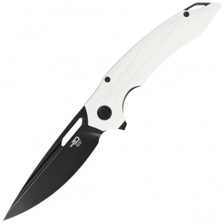 Nóż składany Bestech Ornetta White G10, Black Stonewashed D2 by Kombou (BG50E) Nóż składany Bestech Ornetta White G10, Black Stonewashed D2 by Kombou (BG50E)