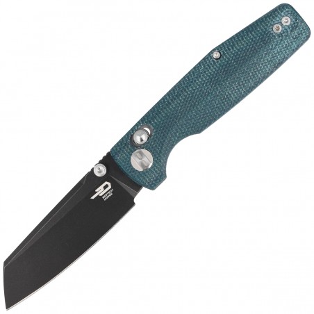 Nóż składany Bestech Slasher Blue Micarta, Black Stonewashed D2 (BG43C-2) Nóż składany Bestech Slasher Blue Micarta, Black Stonewashed D2 (BG43C-2)
