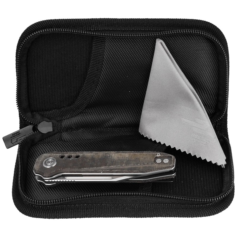 Nóż składany Bestech Syntax CP Green Micarta, Stonewashed/Satin CPM 154CM by Todd Knife and Tool (BG41E)