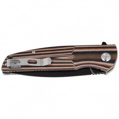 Nóż składany Bestech Fin Black / Orange / Beige G10, Black Stonewashed 14C28N (BG34C-3) Nóż składany Bestech Fin Black / Orange / Beige G10, Black Stonewashed 14C28N (BG34C-3)