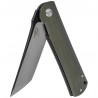 Nóż składany Bestech Kendo Army Green G10, Black / Satin D2 (BG06B-2)