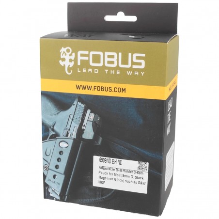Ładownica Fobus na magazynki 9mm Double Stack Magazines (bez Glock) takie jak Ruger SR9, American Pistol 9mm, CZ P07, S&W M&P, W