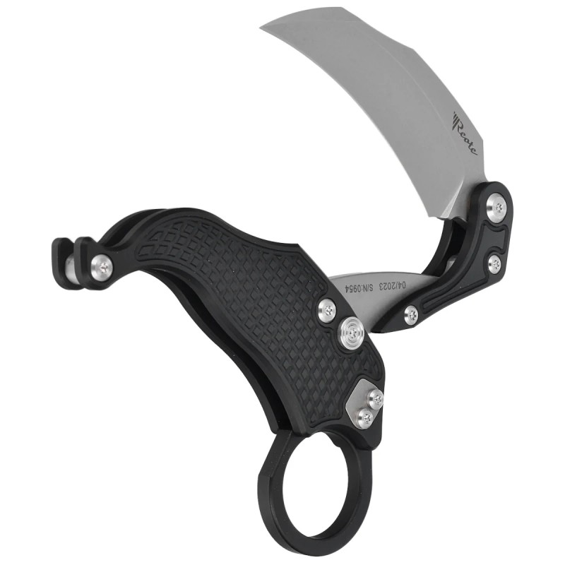 Nóż grawitacyjny Reate EXO-K Gravity Karambit Black Aluminium, Stonewashed N690