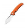 Nóż składany Bestech Texel Orange G10, Grey Titanized/Satin D2 by A Purvis Blades (BG21D-2)