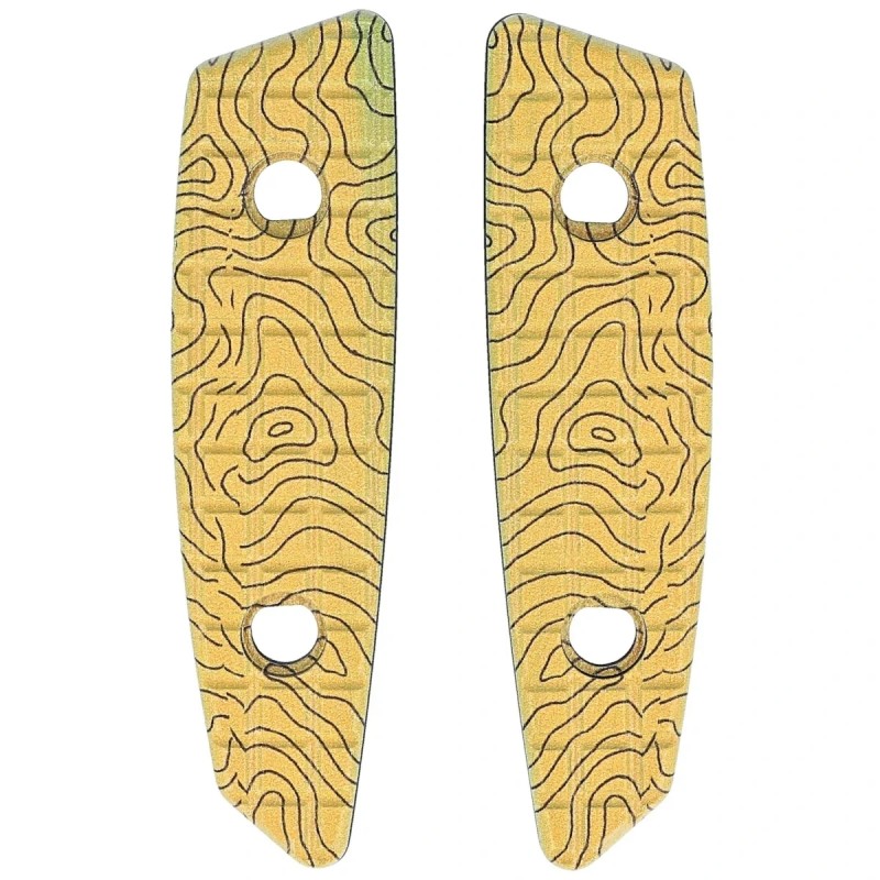 Okładziny na rękojeść noża Turq Gear Map01 G10 Art Series Cubic