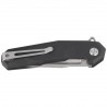 Nóż składany Kubey Carve Black G10, Beadblasted AUS-10 (KB237G)