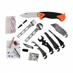 Niezbędnik MFH 27-częściowy survivalowy w pudełku