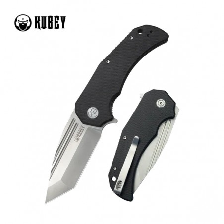 Nóż składany Kubey Bravo One Tanto Black G10, Beadblasted AUS-10 by Mikkel Willumsen (KU318A) Nóż składany Kubey Bravo One Tanto Black G10, Beadblasted AUS-10 by Mikkel Willumsen (KU318A)