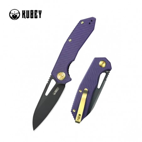 Nóż składany Kubey Vagrant Purple G10, Black Stonewashed M390 by Maksim Tkachuk (KB291W) Nóż składany Kubey Vagrant Purple G10, Black Stonewashed M390 by Maksim Tkachuk (KB291W)