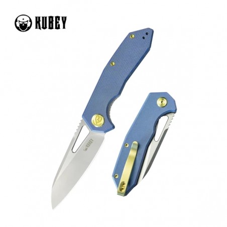 Nóż składany Kubey Vagrant Blue Micarta, Sandblasted M390 by Maksim Tkachuk (KB291U) Nóż składany Kubey Vagrant Blue Micarta, Sandblasted M390 by Maksim Tkachuk (KB291U)