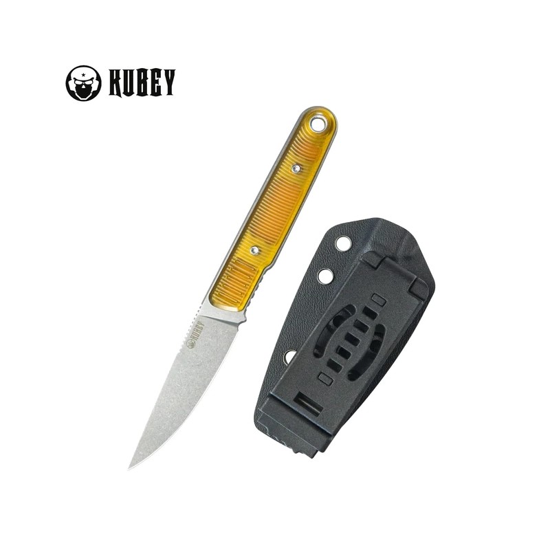 Nóż Kubey JL Kwaiken Ultem, Bead Blasted 14C28N by Justin Lundquist (KU355C)