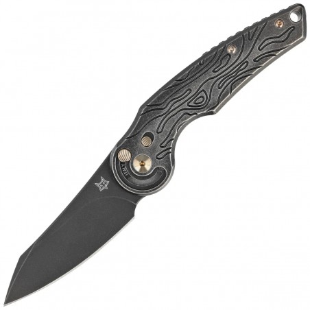 Nóż składany Fox Jupiter Black Titanium, Stonewashed PVD M390 by Denis Simonutti (FX-555 TIBR) Nóż składany Fox Jupiter Black Titanium, Stonewashed PVD M390 by Denis Simonutti (FX-555 TIBR)