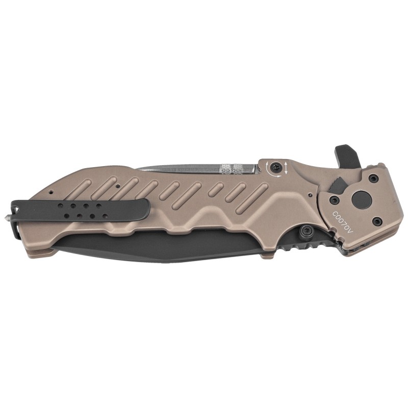 Nóż składany Extrema Ratio Glauca G1 Tactical Mud Aluminium, Black MIL-C N690 (04.1000.0179/TM)