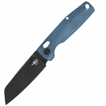 Nóż składany Bestech Slasher Blue Micarta, Black Stonewashed D2 (BG56C-2) Nóż składany Bestech Slasher Blue Micarta, Black Stonewashed D2 (BG56C-2)