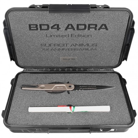 Nóż Extrema Ratio BD4 Adra Contractor LE No 55/70 Tactical Mud Aluminium, Black N690 (04.1000.0498/TM) Nóż Extrema Ratio BD4 Adra Contractor LE No 55/70 Tactical Mud Aluminium, Black N690 (04.1000.0498/TM)