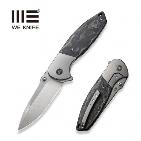 Nóż składany WE Knife Nitro OG Gray Titanium/Marble Carbon Fiber, Hand Rubbed Satin CPM 20CV by Peter Carey (WE23035-1) Nóż składany WE Knife Nitro OG Gray Titanium/Marble Carbon Fiber, Hand Rubbed Satin CPM 20CV by Peter Carey (WE23035-1)