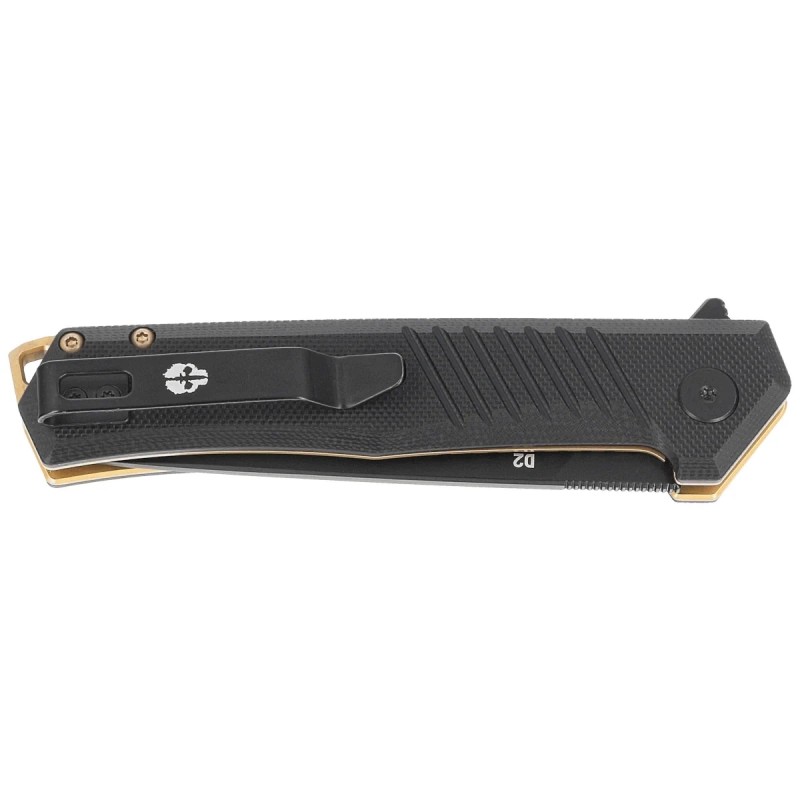 Nóż składany Tekto F1 Alpha Black G10, Bronze HW, Black D2