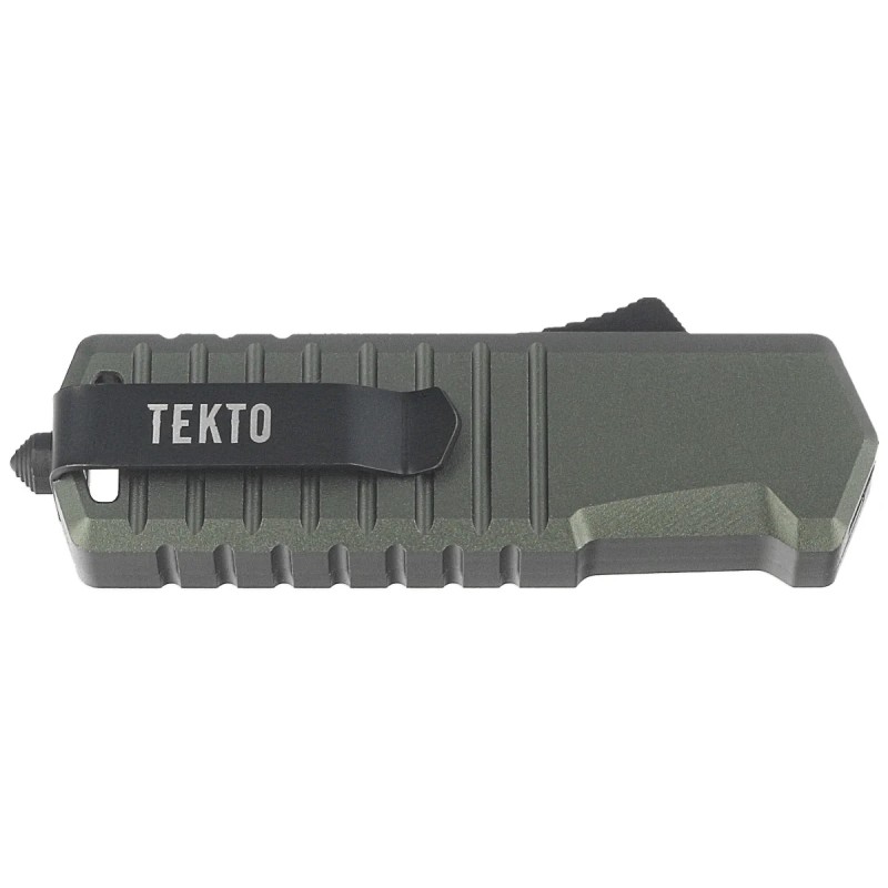 Nóż automatyczny OTF Tekto A2 Badger Mini T/E OD Green Aluminium, Black D2
