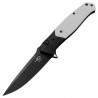 Nóż składany Bestech Swordfish Black/White G10, Black PVD 14C28N (BG62A)