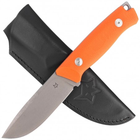 Nóż Fox Rifle Windage Orange G10, Stonewashed BECUT by Raven Knives Design (FX-661 OR) Nóż Fox Rifle Windage Orange G10, Stonewashed BECUT by Raven Knives Design (FX-661 OR)