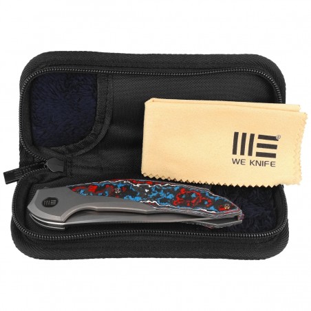 Nóż składany WE Knife Merata LE No 207/310 Titanium / Nebula Fat Carbon Fiber, Hand Rubbed Satin CPM 20CV by Anton Tkachenko (WE Nóż składany WE Knife Merata LE No 207/310 Titanium / Nebula Fat Carbon Fiber, Hand Rubbed Satin CPM 20CV by Anton Tkachenko (WE