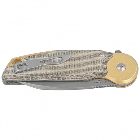 Nóż składany Fox Metamorphosis Green Micarta, Acid Stonewashed M390 (FX-556-B4) Nóż składany Fox Metamorphosis Green Micarta, Acid Stonewashed M390 (FX-556-B4)