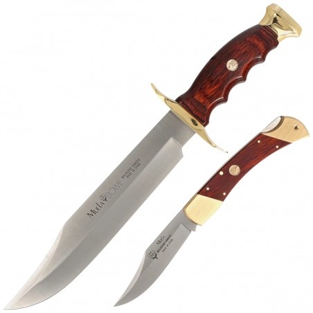 Zestaw noży Muela BW-22N: BW-22 i 10M Pakka Wood, Satin X50CrMoV15 Zestaw noży Muela BW-22N: BW-22 i 10M Pakka Wood, Satin X50CrMoV15