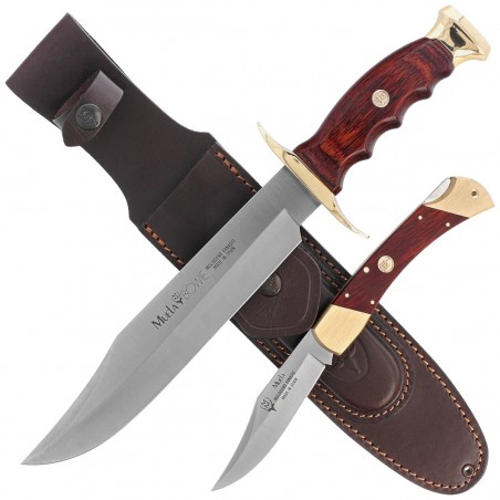 Zestaw noży Muela BW-22N: BW-22 i 10M Pakka Wood, Satin X50CrMoV15 Zestaw noży Muela BW-22N: BW-22 i 10M Pakka Wood, Satin X50CrMoV15