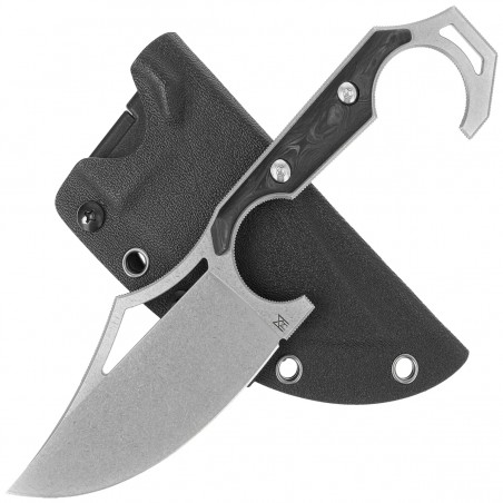 Nóż Midgards Messer The Valdis Carbon Fiber, Stonewashed 14C28N (MM004) Nóż Midgards Messer The Valdis Carbon Fiber, Stonewashed 14C28N (MM004)