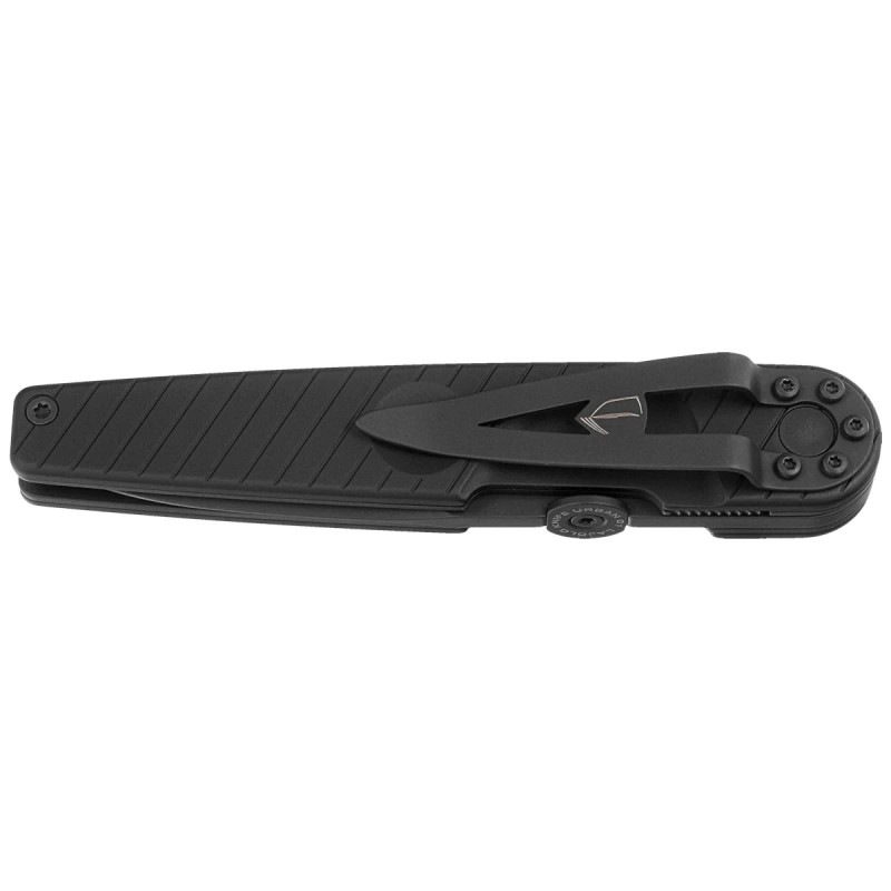 Nóż składany Extrema Ratio LKU01 Urban Dark Black Aluminium, Black MIL-C N690 by Danilo Rossi (04.1000.0243/U/BLK-BLK)