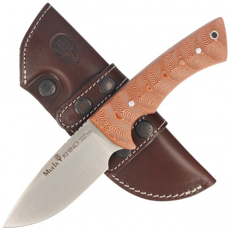 Nóż Muela Rhino-10SC.C Brown Canvas Micarta, Satin X50CrMoV15 Nóż Muela Rhino-10SC.C Brown Canvas Micarta, Satin X50CrMoV15