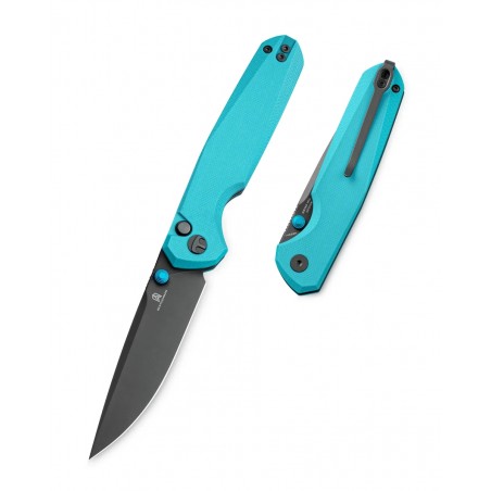 Nóż składany Bestechman Velix Light Blue G10, Grey PVD 14C28N by Ostap Hel (BMK07D) Nóż składany Bestechman Velix Light Blue G10, Grey PVD 14C28N by Ostap Hel (BMK07D)