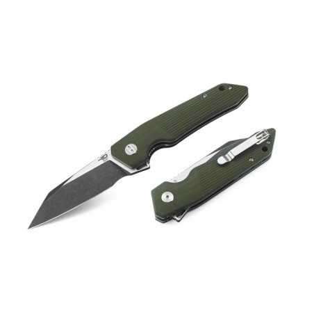 Nóż składany Bestech Barracuda Green G10, Black Stonewashed/Satin D2 (BG15B-2) Nóż składany Bestech Barracuda Green G10, Black Stonewashed/Satin D2 (BG15B-2)