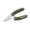 Nóż składany Bestech Warwolf Army Green G10, Stonewashed/Satin D2 (BG04B)