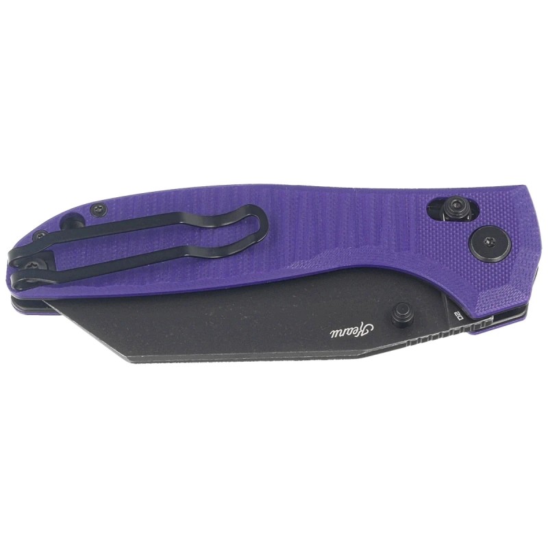 Nóż składany Bestech Liger Purple G10, Black Stonewashed D2 by Keanu Alfaro (BG61E)